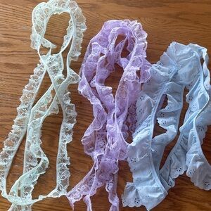 Lace Ribbon Scraps 🌺